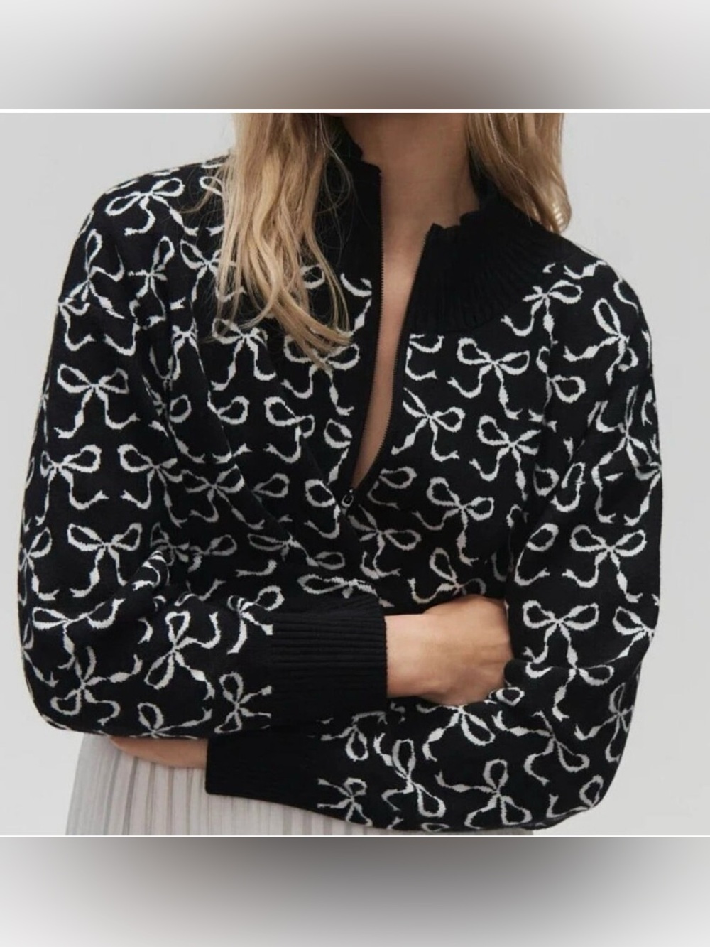 ANTHROPOLOGIE MAEVE MONTANA MOCK NECK HALF ZIP SWEATER
